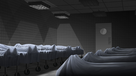 the morgue cold room